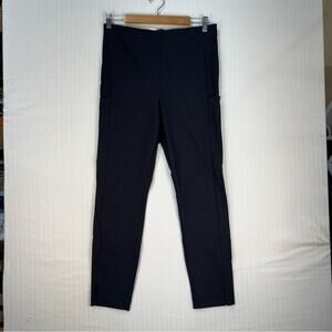 Athleta Black Wander Slim Straight Crop Ankle Pants Women’s Size 10 Sporty Golf